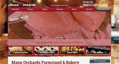 Desktop Screenshot of mannorchards.com